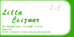 lilla csizmar business card